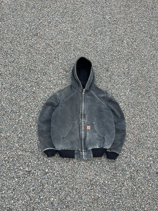 Faded Black Carhartt Active Jacket - Medium