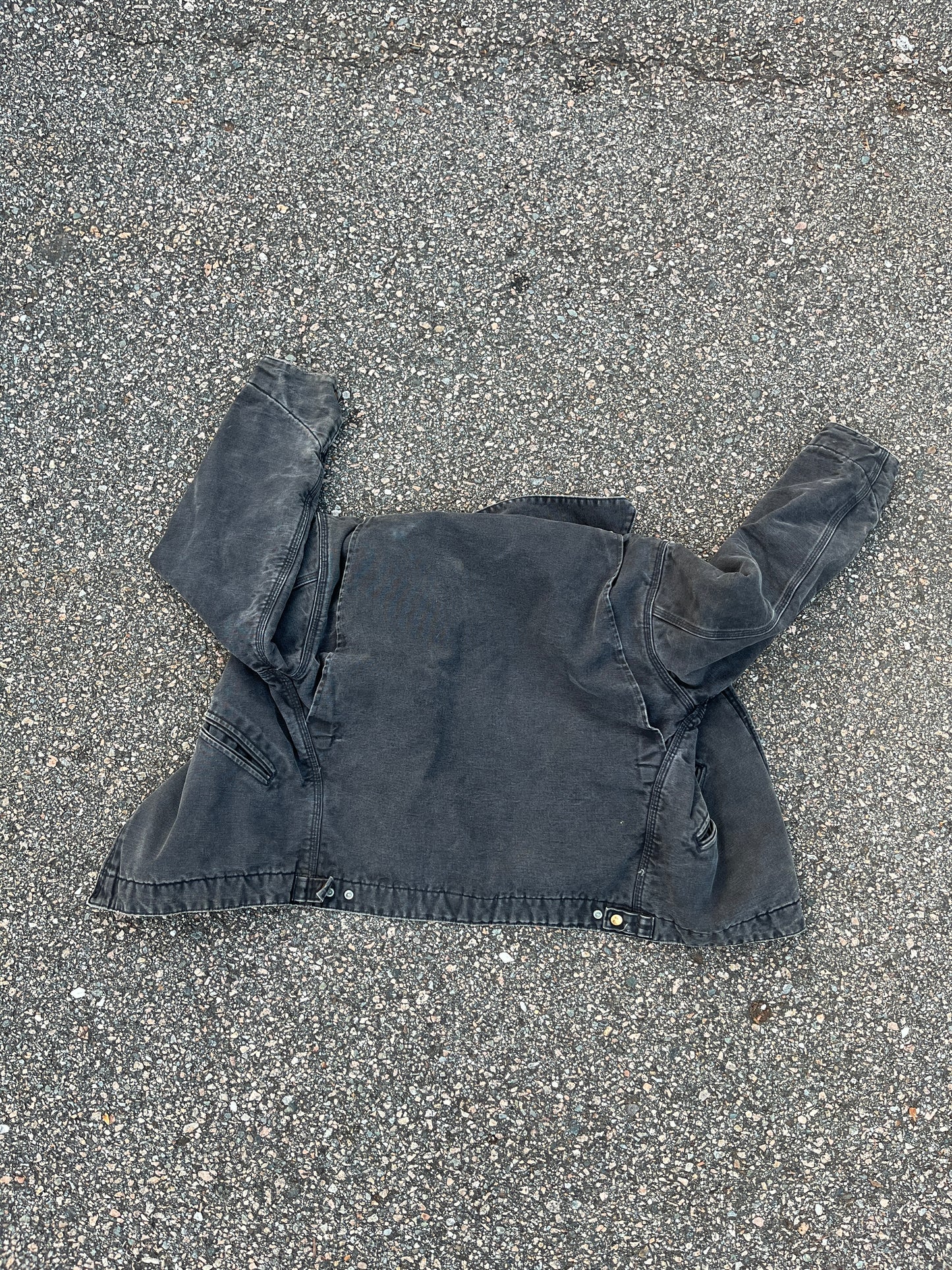 Faded Stone Black Carhartt Detroit Jacket - Medium