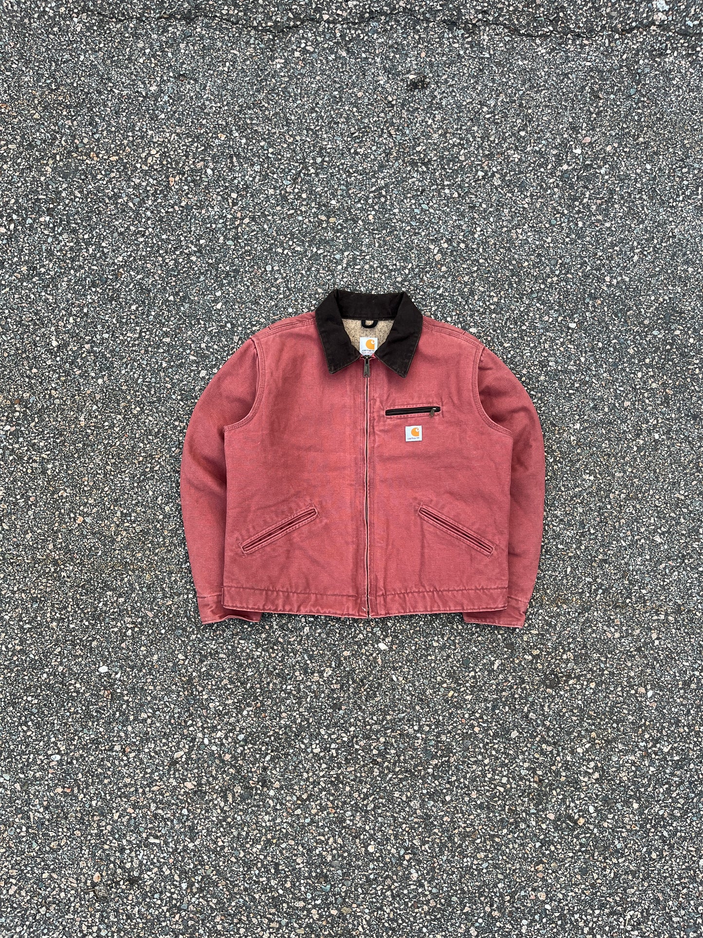 褪色复古玫瑰 Carhartt 底特律夹克 - 中号