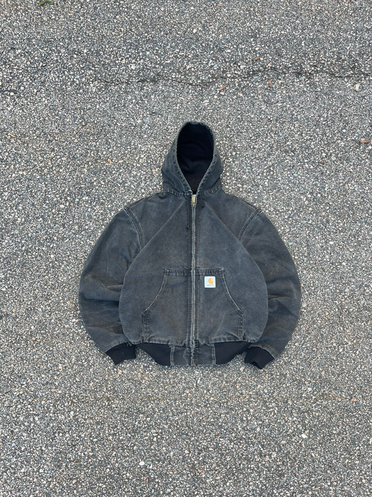 Faded Black Carhartt Active Jacket - Medium