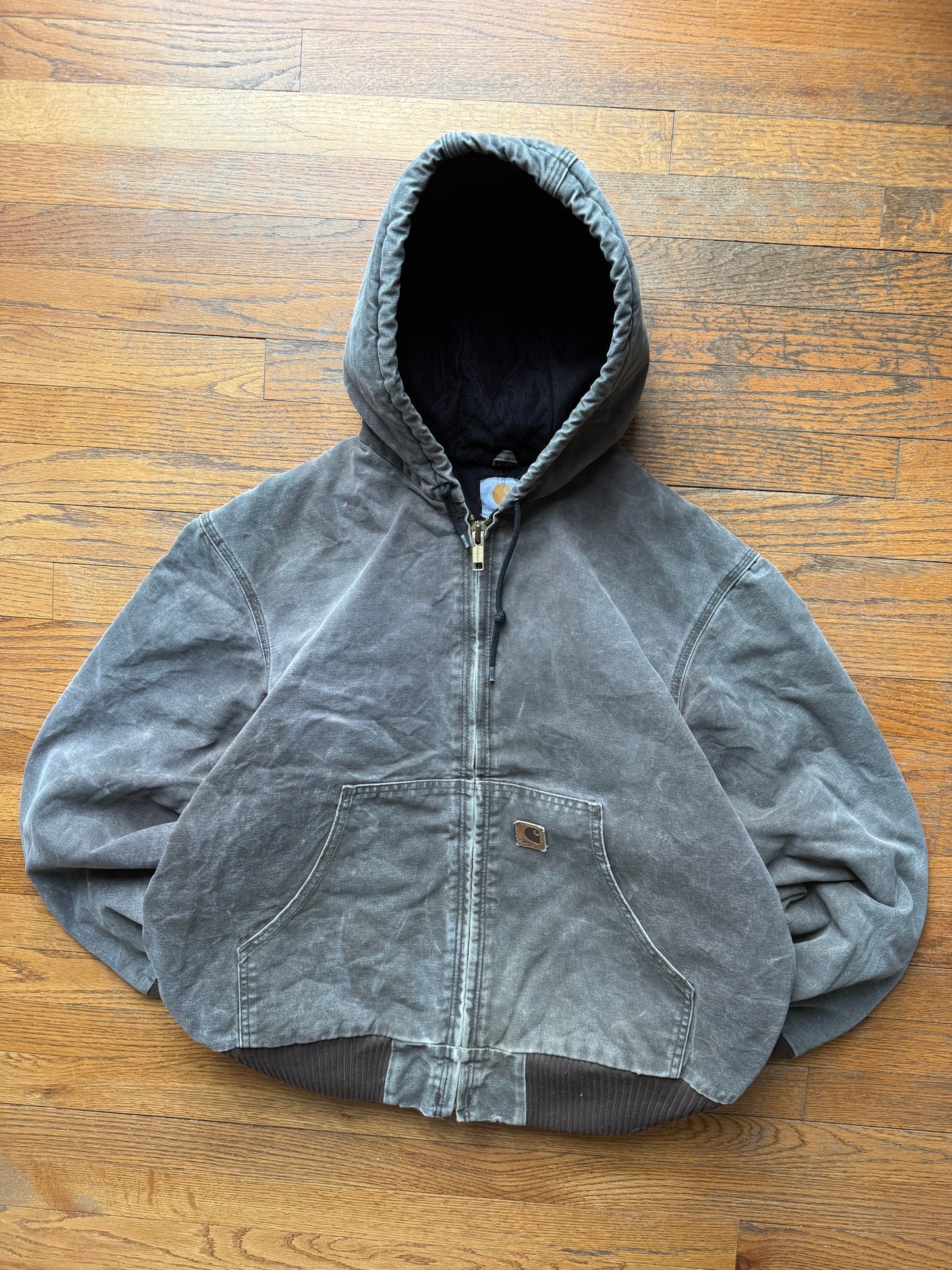 Faded Chestnut Brown Carhartt Active Jacket - Large