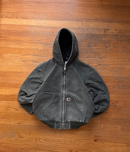 Faded Olive Green Carhartt Active Jacket - Medium