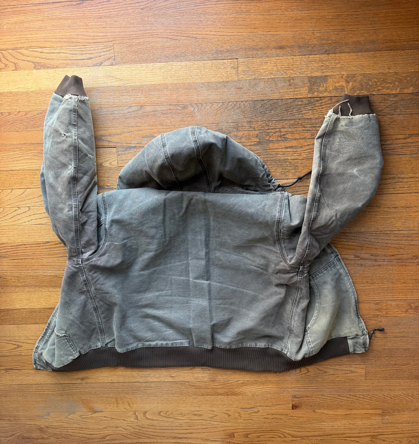 Faded Chestnut Brown Carhartt Active Jacket - Large