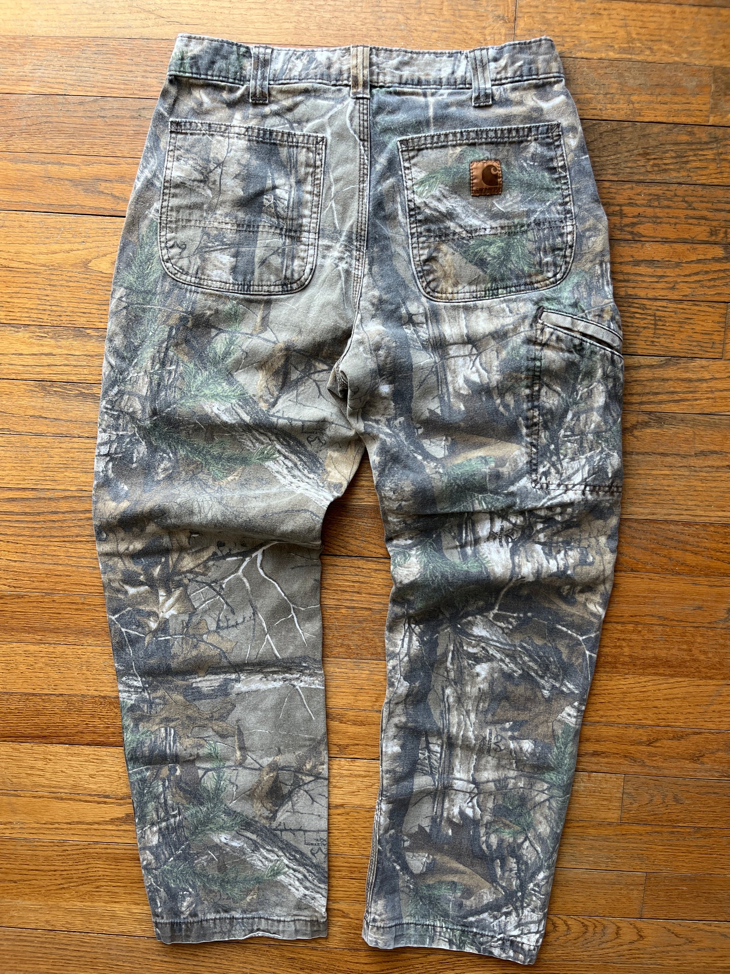 Faded Realtree Carhartt Carpenter Pants - 30 x 29