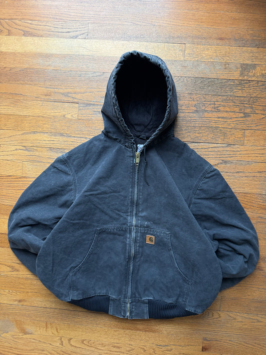 Faded Black Carhartt Active Jacket - XL