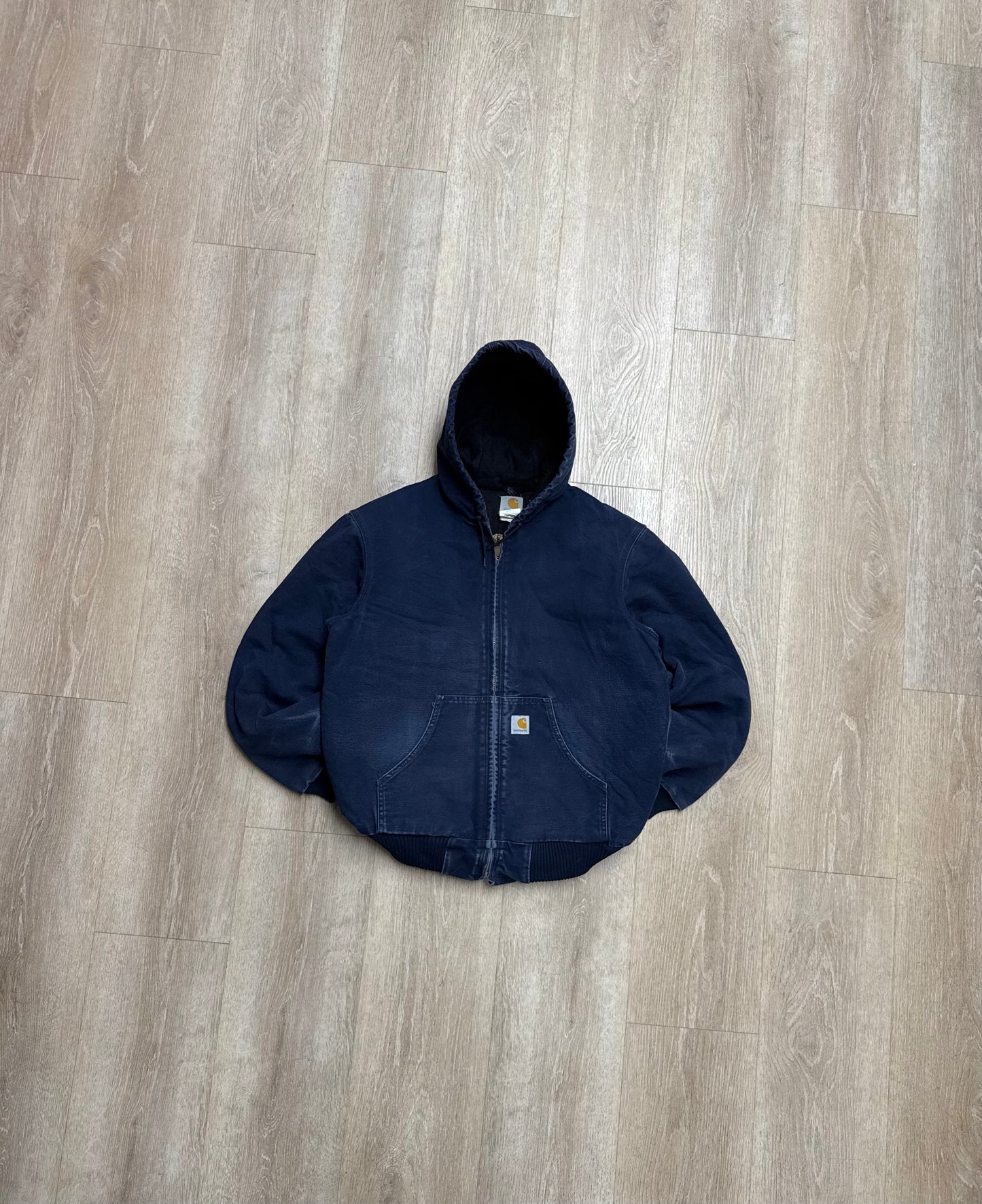 Faded Blue Carhartt Active Jacket - Medium