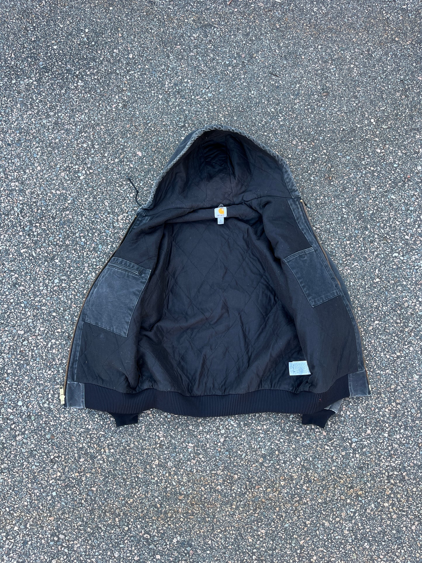 Faded Black Carhartt Active Jacket - Large Tall