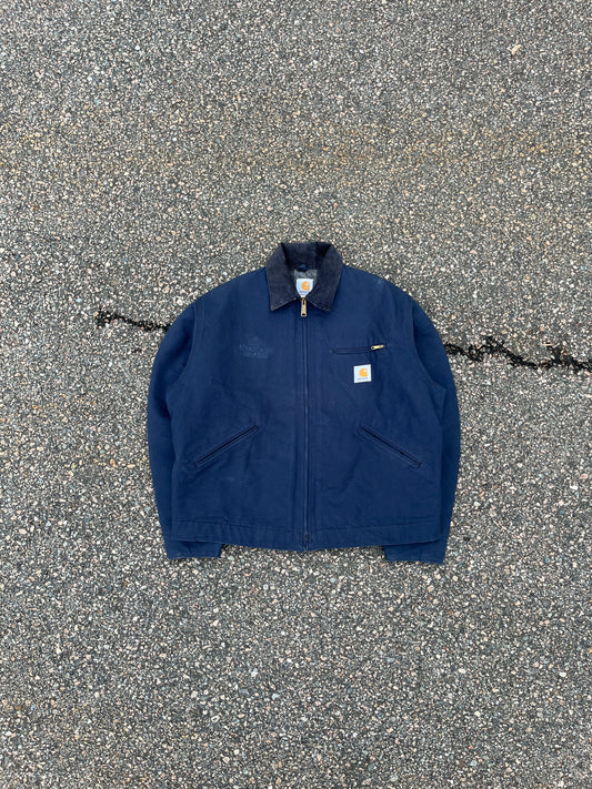 褪色海军蓝 Carhartt 底特律夹克 - 大号