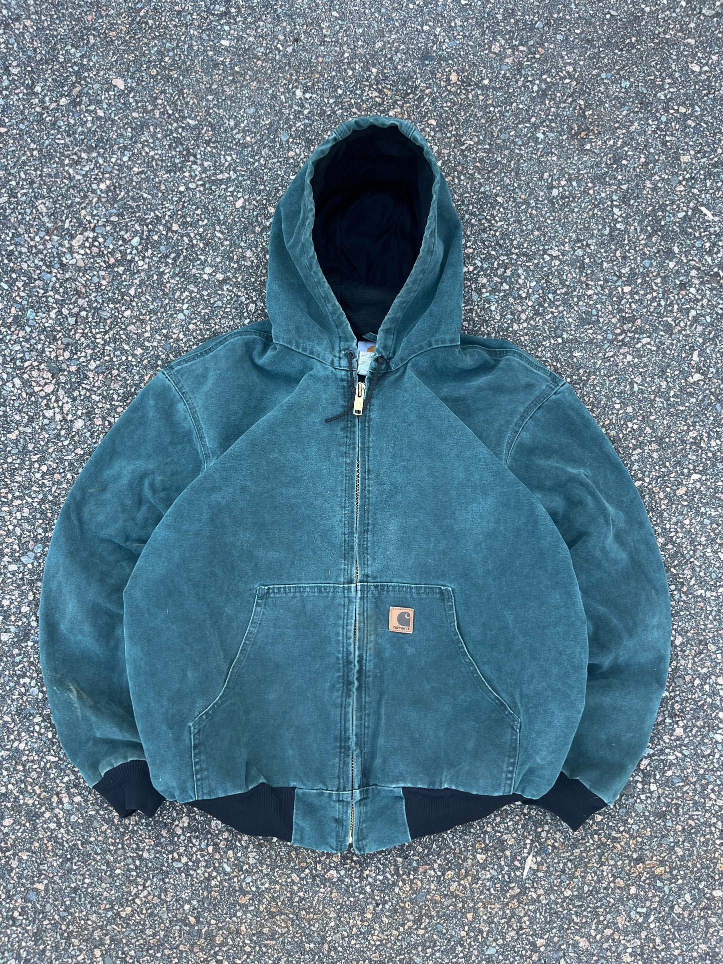 Faded Hunter Green Carhartt Active Jacket - Boxy Large