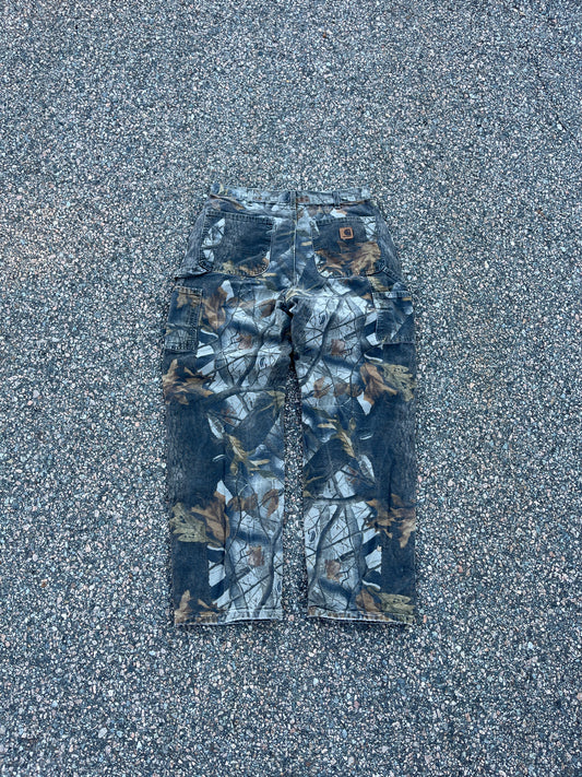 褪色 Realtree Carhartt 木匠裤 - 33 x 31