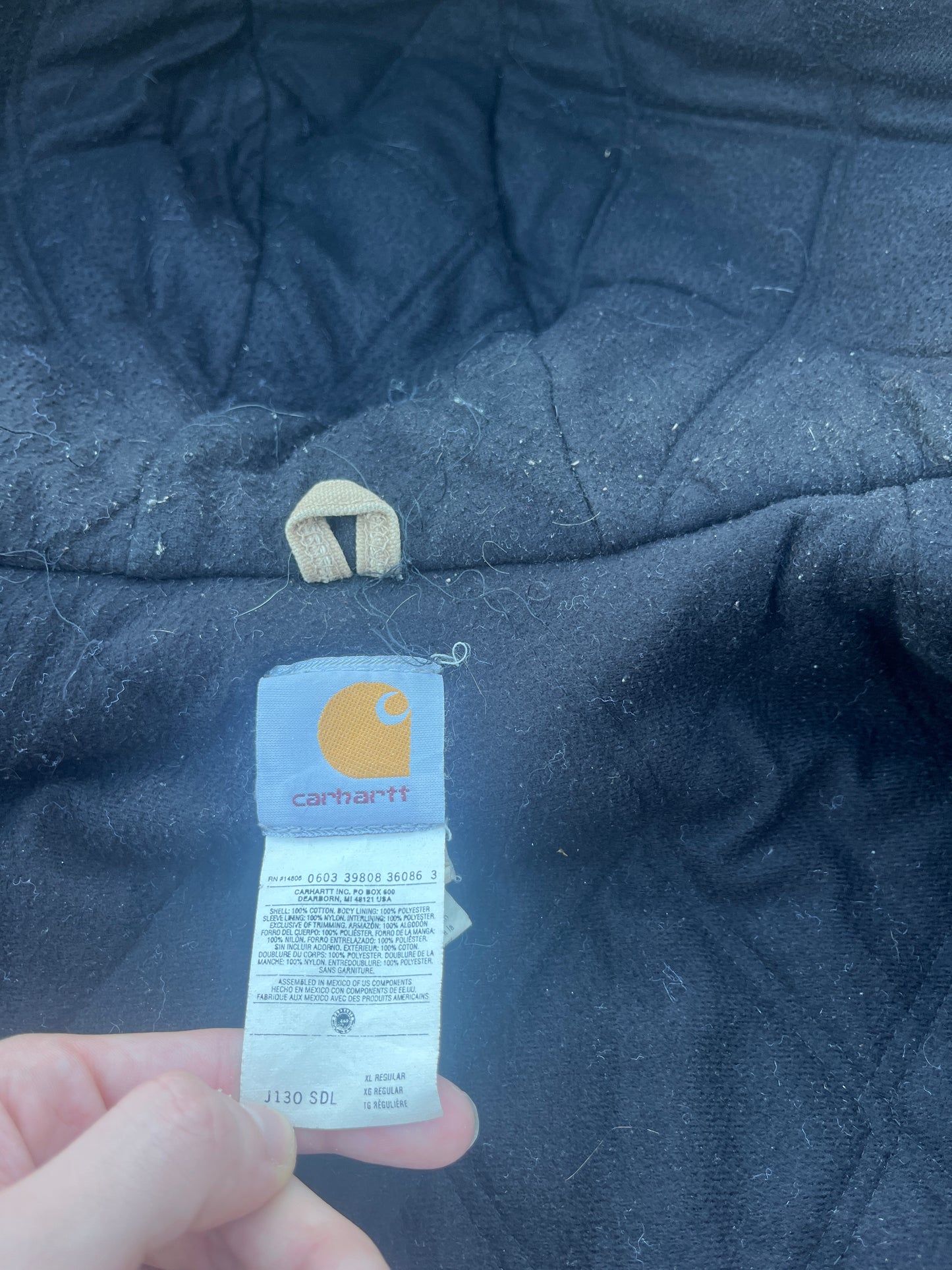 Faded Beige Carhartt Active Jacket - XL