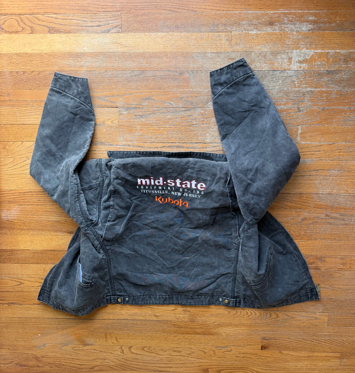 Faded Black Carhartt Detroit Jacket - Medium Tall