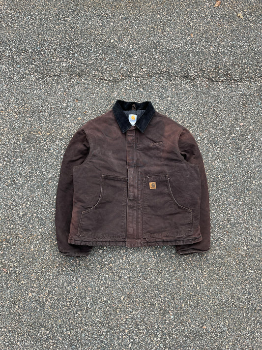 Faded Dark Brown Carhartt Arctic Jacket - Boxy Large