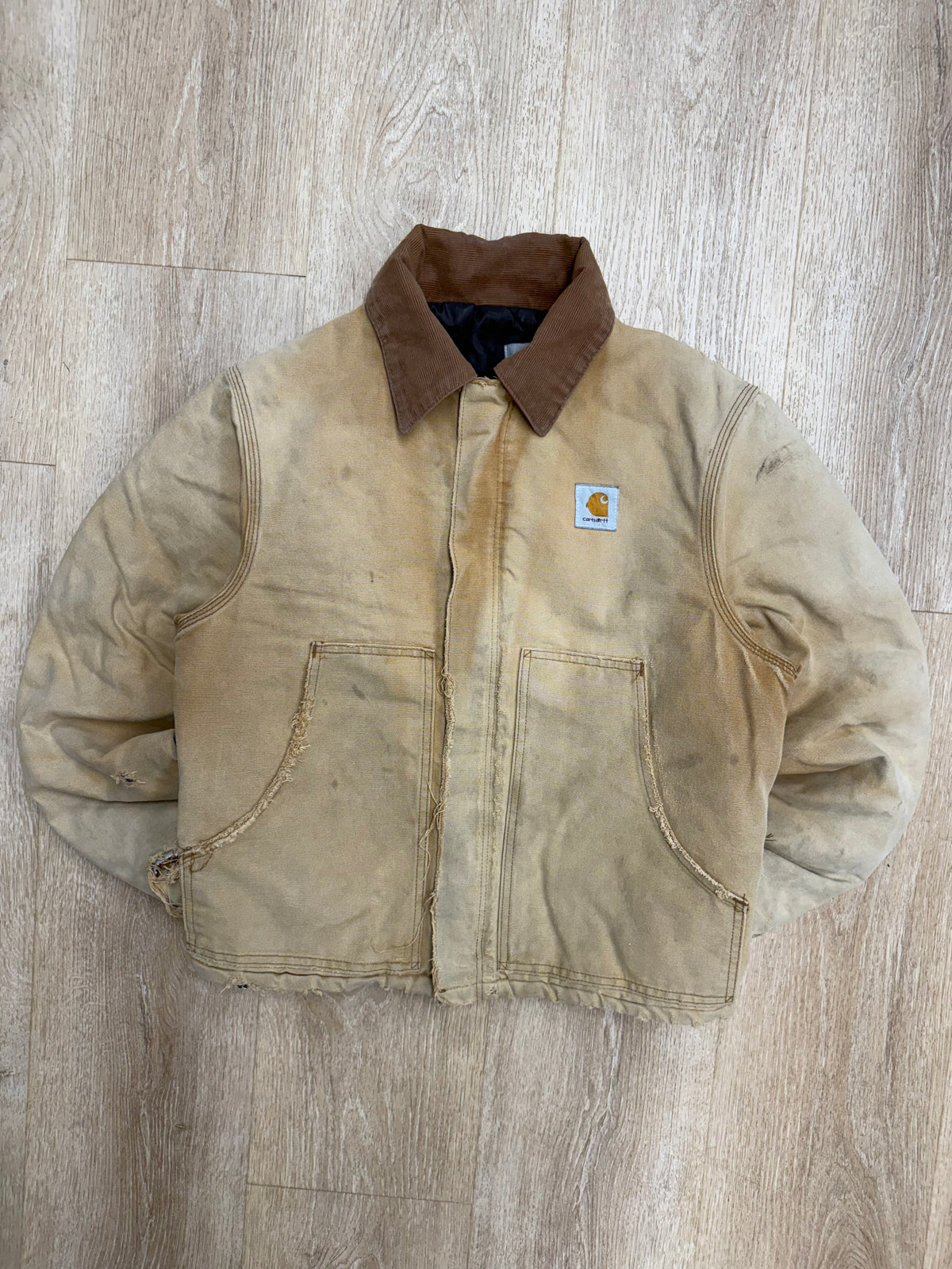 Faded Brown Carhartt Arctic Jacket - Medium
