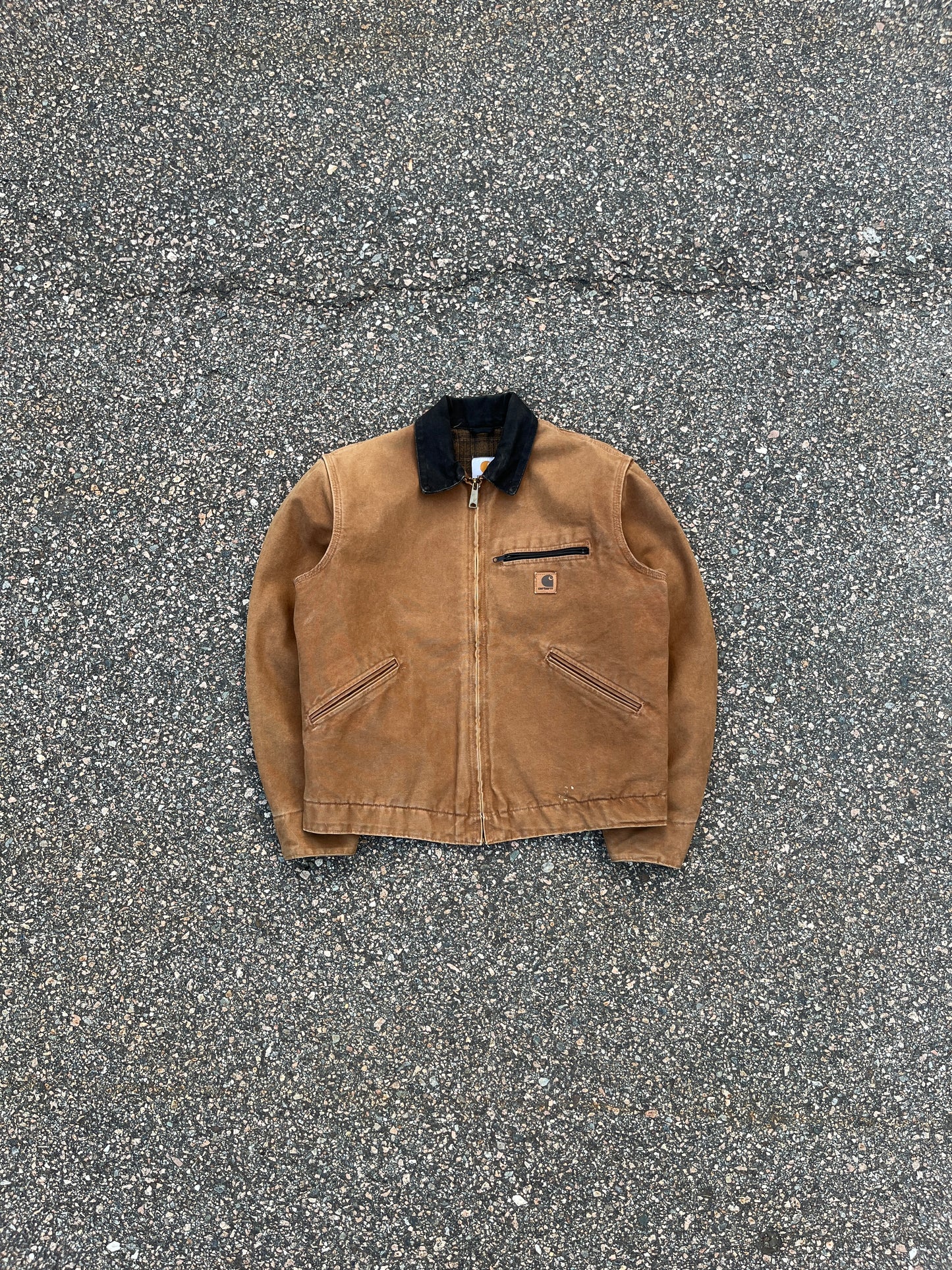 褪色棕色 Carhartt 底特律夹克 - 中号