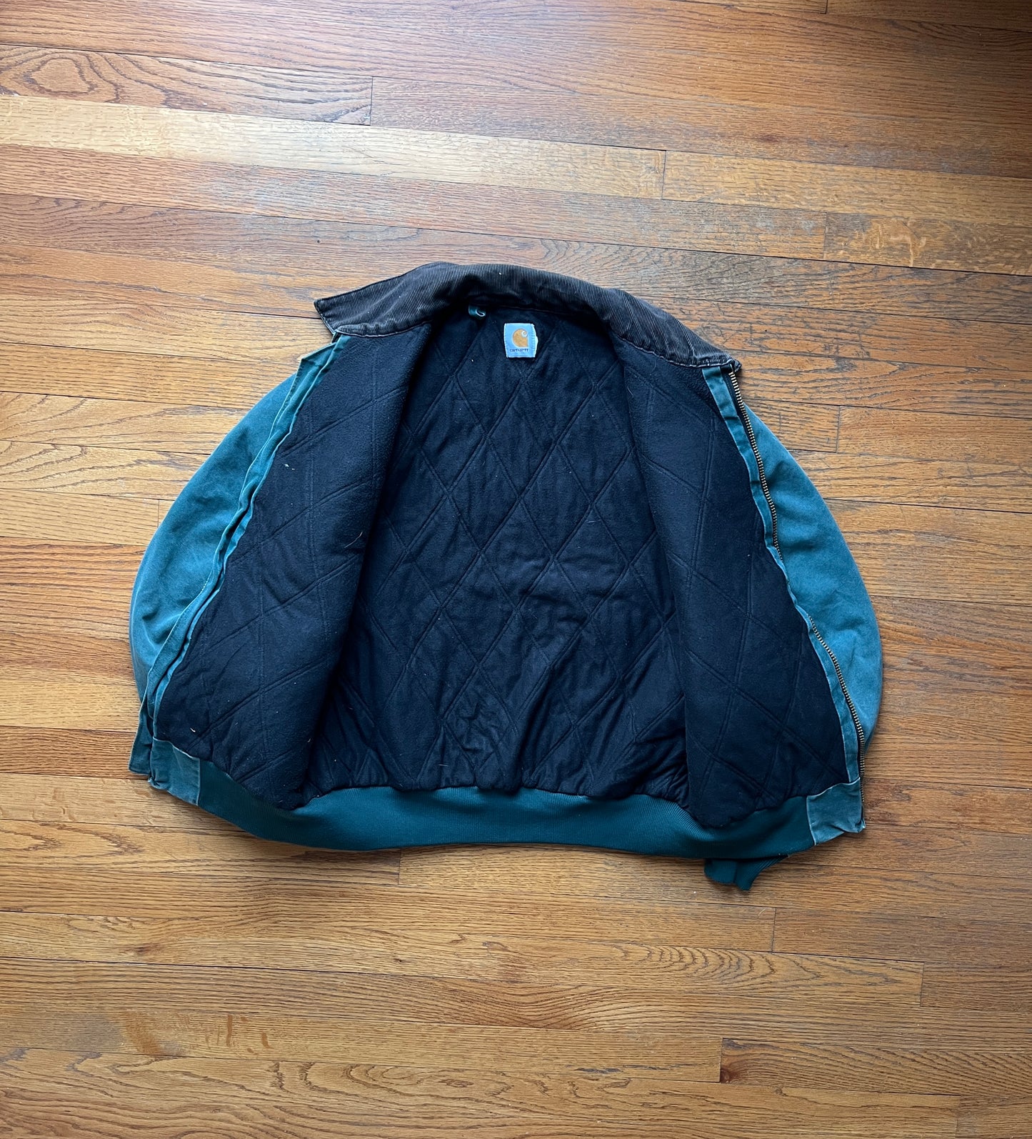 褪色猎人绿 Carhartt Santa Fe 夹克 - 中号