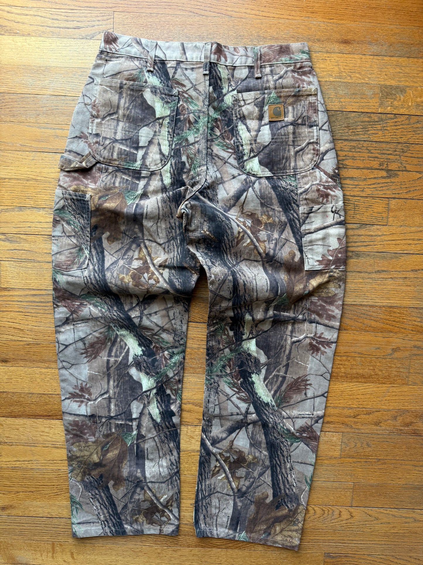 Faded Realtree Carhartt Carpenter Pants - 33 x 31