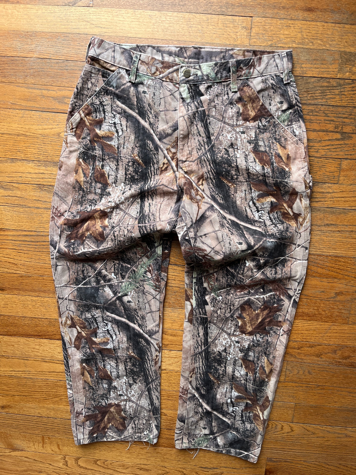 Faded Realtree Carhartt Carpenter Pants - 35 x 29