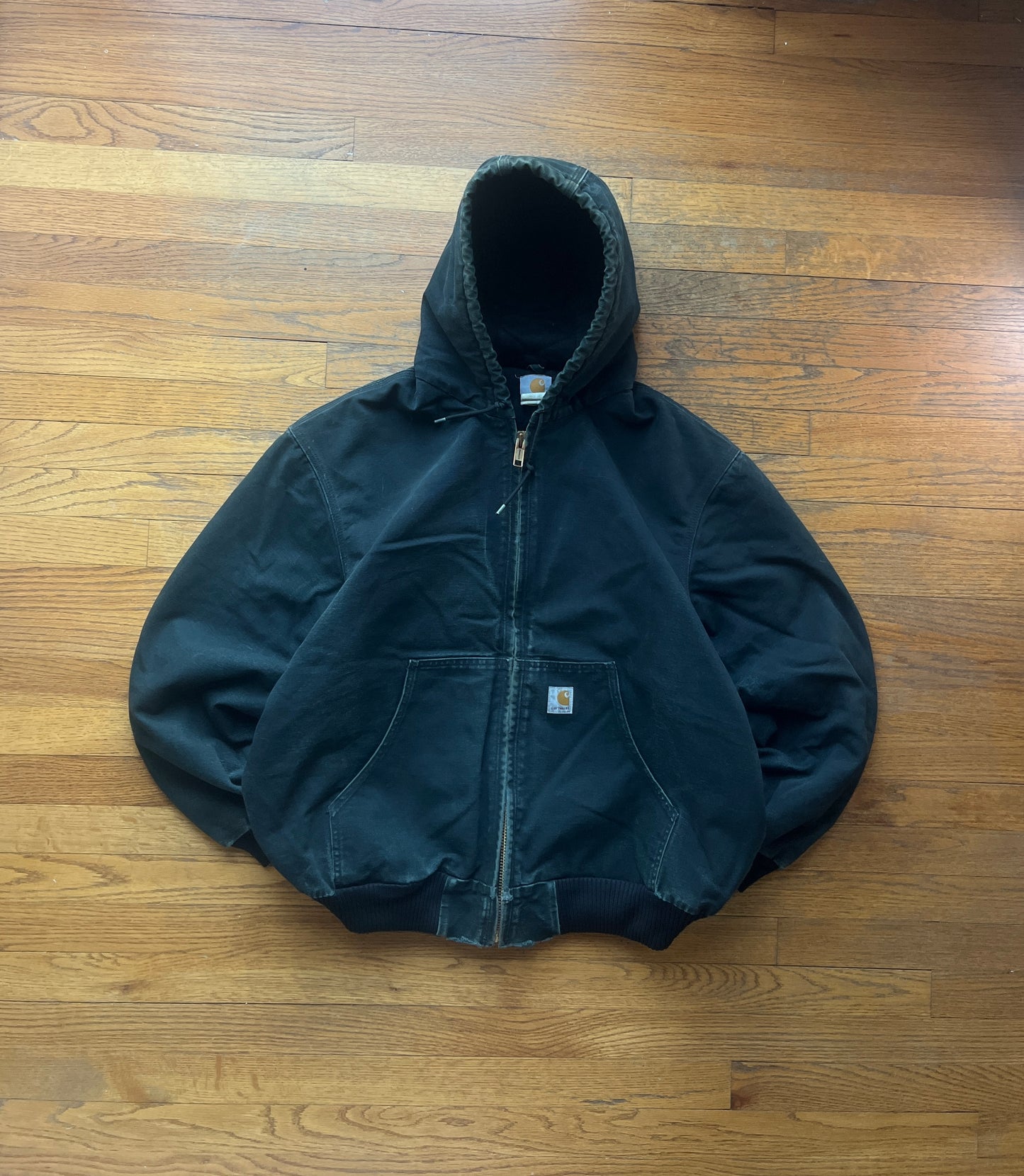 Faded Black Carhartt Active Jacket - XL