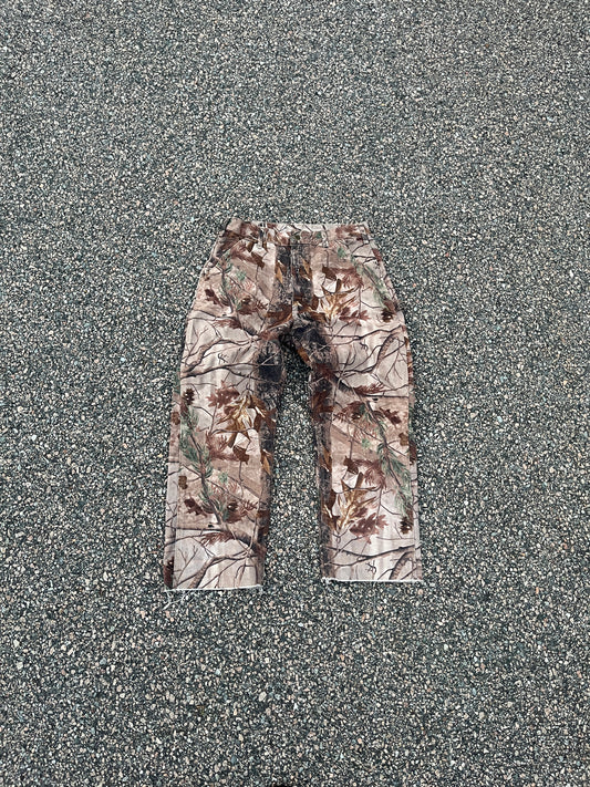 褪色 Realtree Carhartt 木匠裤 - 32 x 28