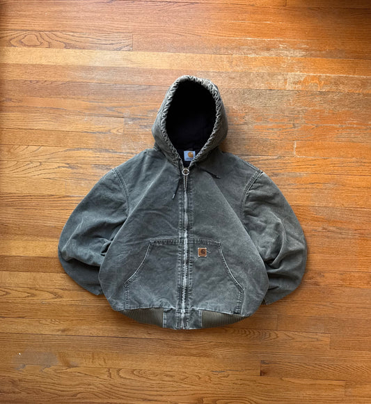 Faded Olive Green Carhartt Active Jacket - Large