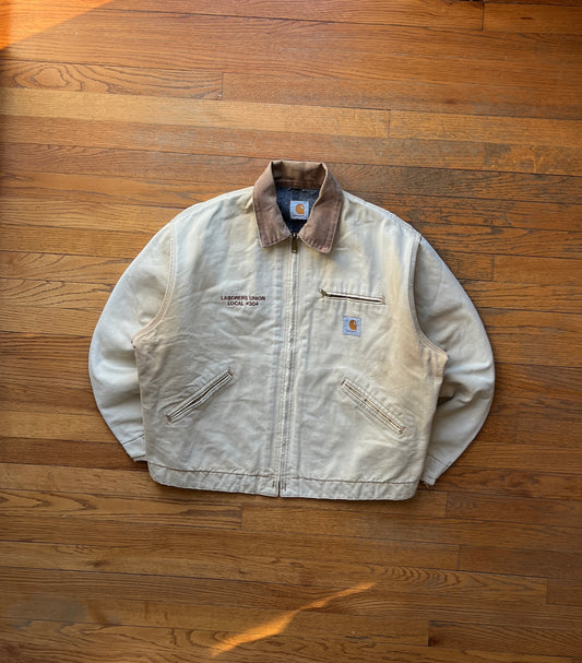 Faded Brown Carhartt Detroit Jacket - XL