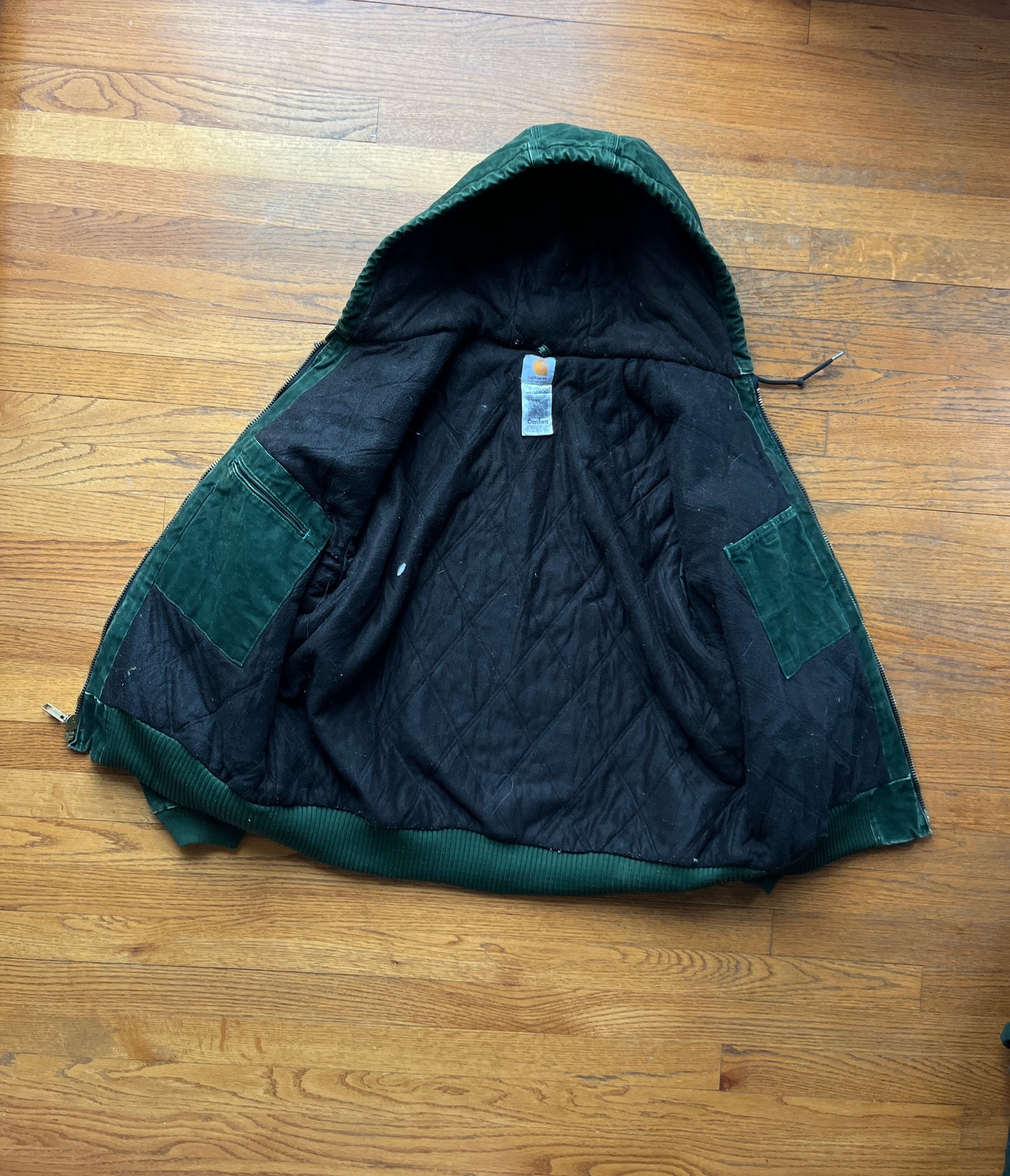 Faded Spruce Green Carhartt Active Jacket - Large