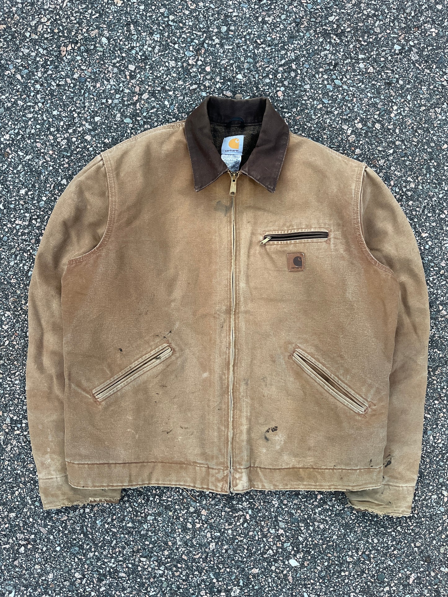 Faded Brown Carhartt Detroit Jacket - Large