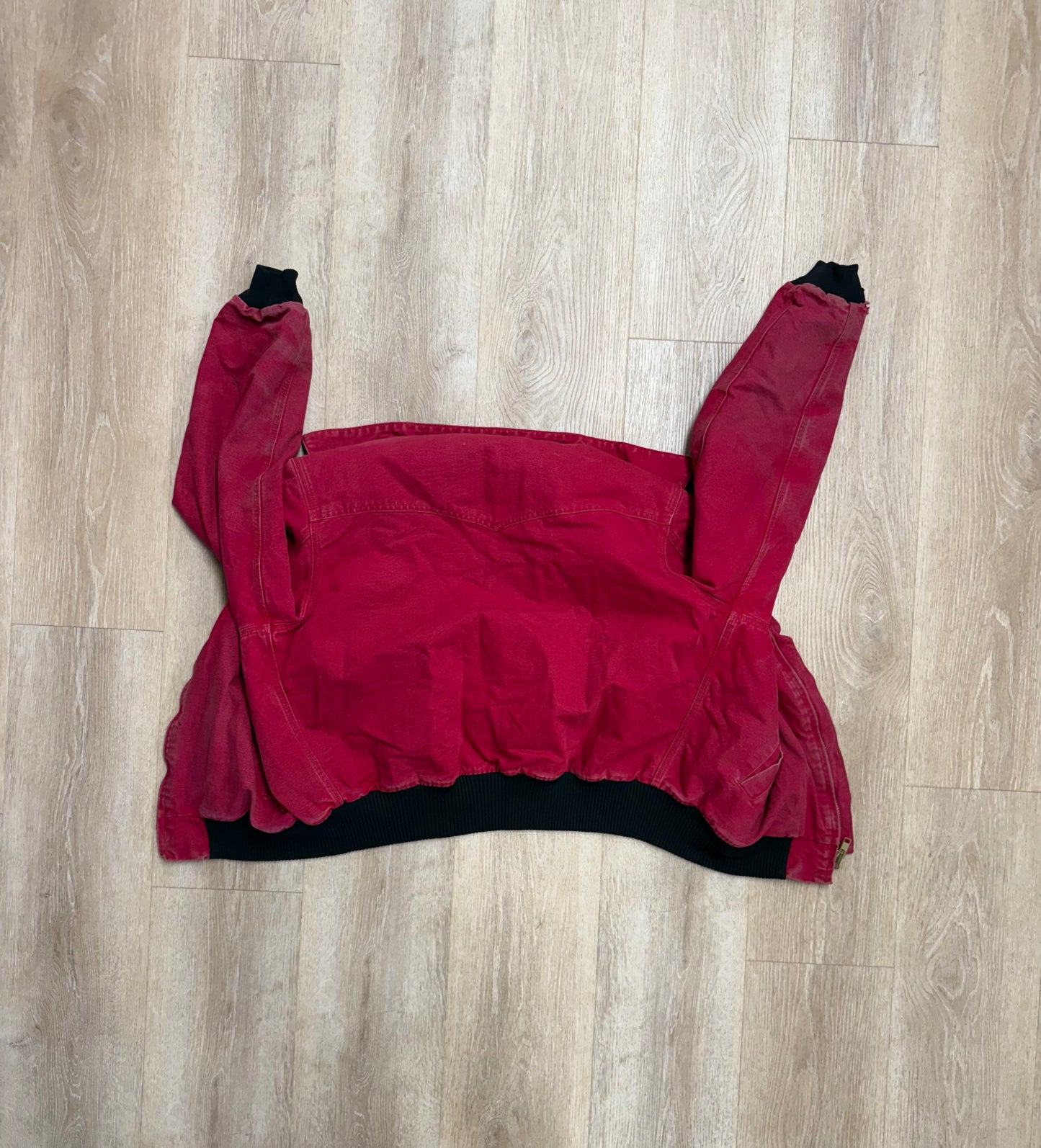 Faded Stawberry Red Carhartt Santa Fe Jacket - XL