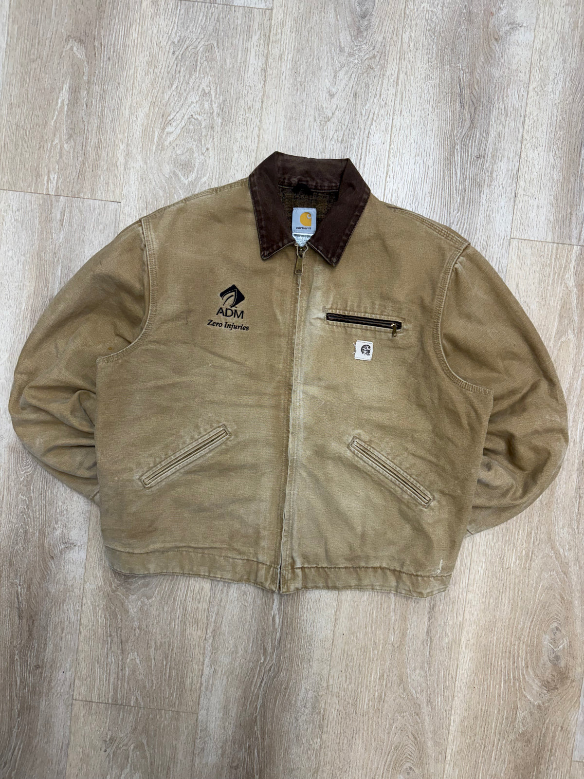 Faded Brown Carhartt Detroit Jacket - XL
