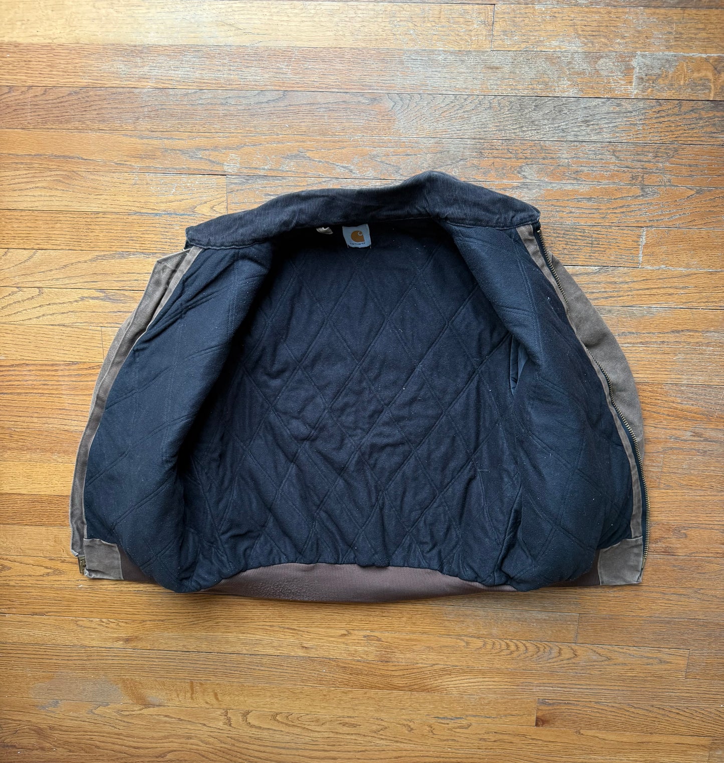 Faded Chestnut Brown Carhartt Santa Fe Jacket - Fits M-L