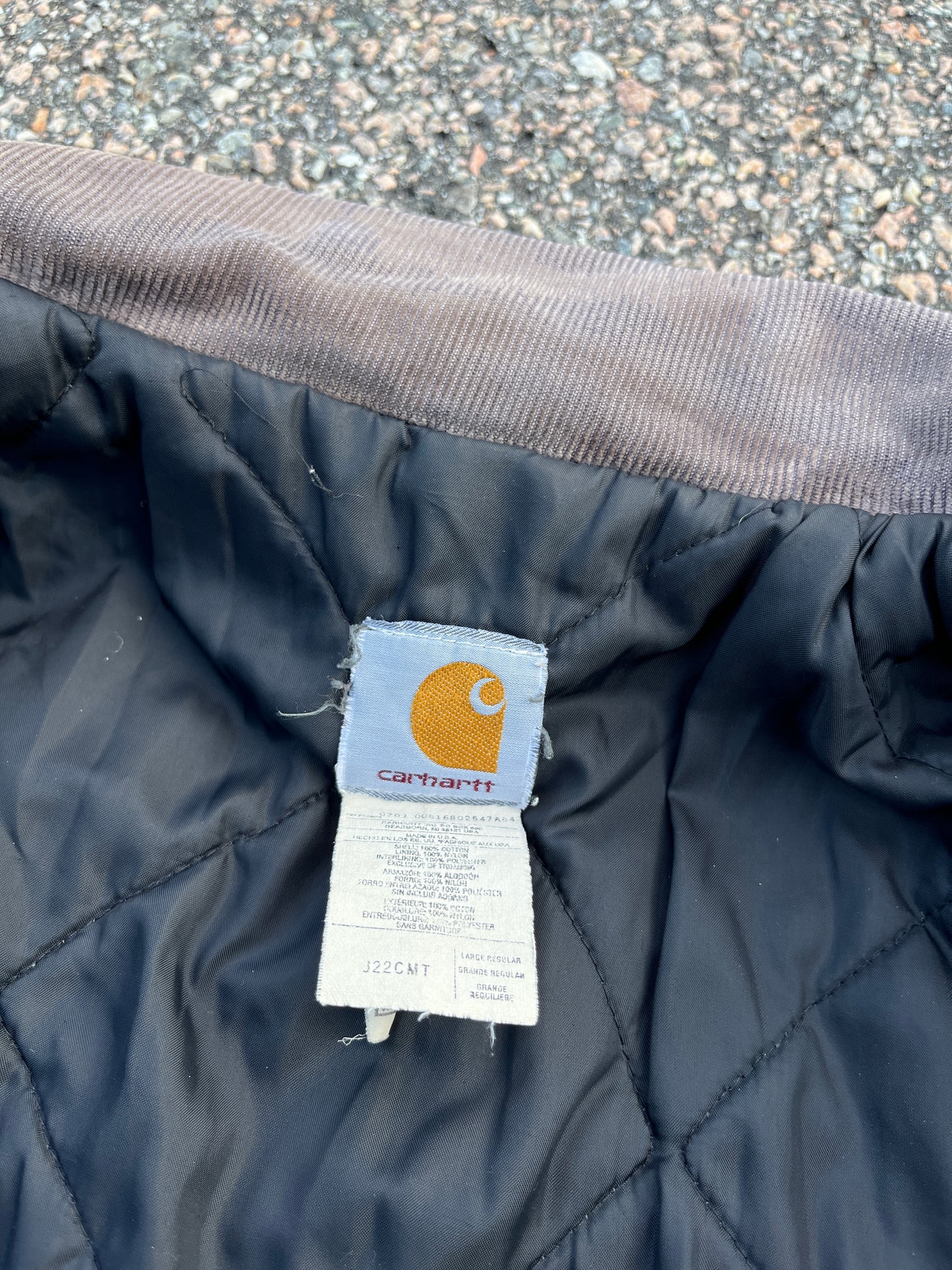 褪色水泥灰色 Carhartt 北极夹克 - 中号