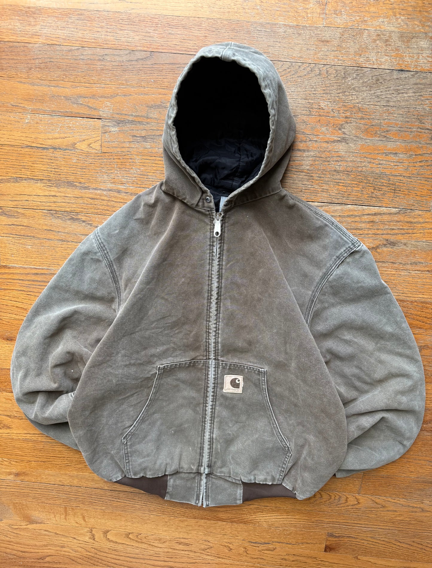 Faded Chestnut Brown Carhartt Active Jacket - Large