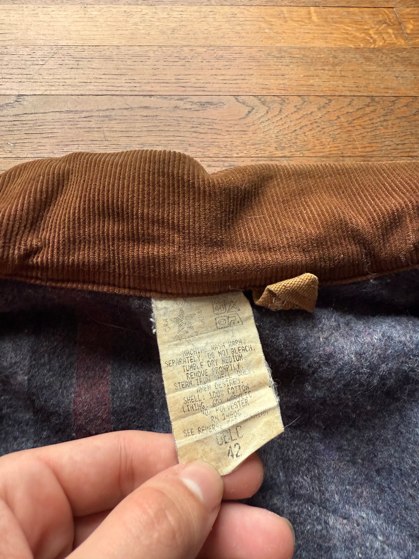 Faded Brown Carhartt “Macy’s Thanksgiving Parade” Staff Chore Jacket - Medium