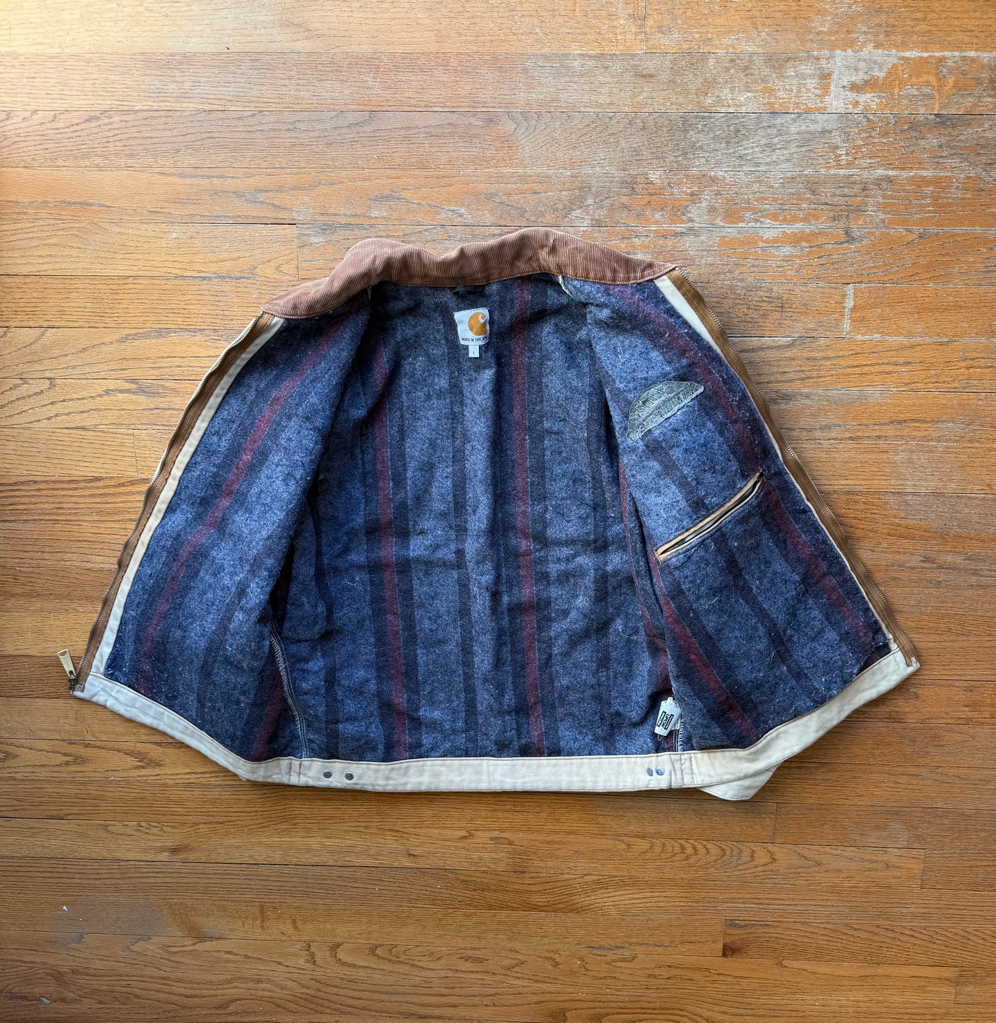 Faded Brown Carhartt Detroit Jacket - Medium