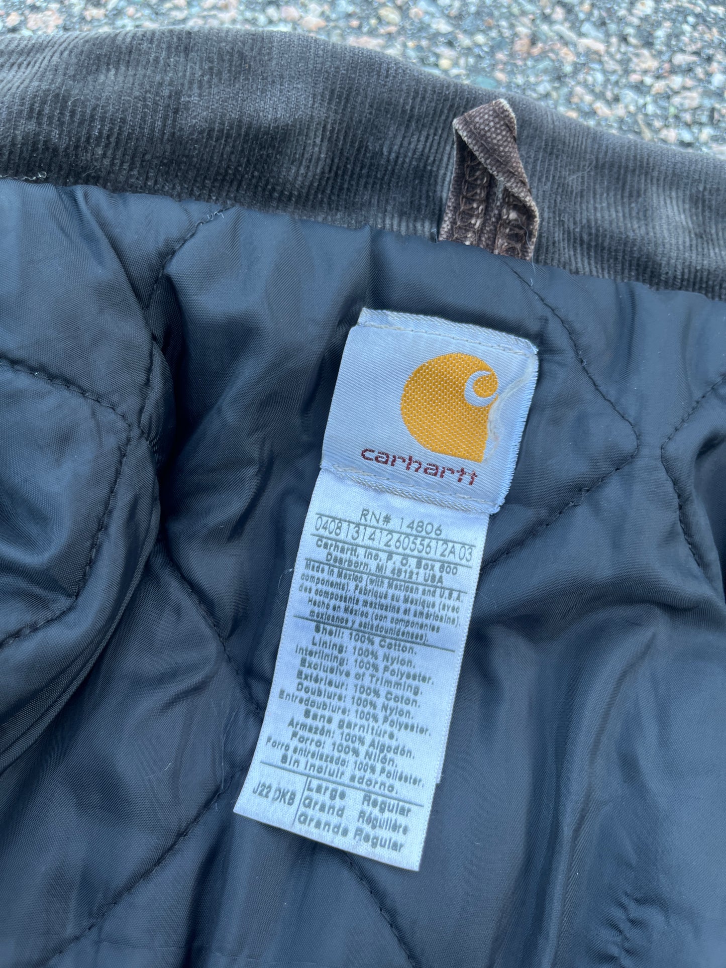 Faded Brown Carhartt Arctic Jacket - Large