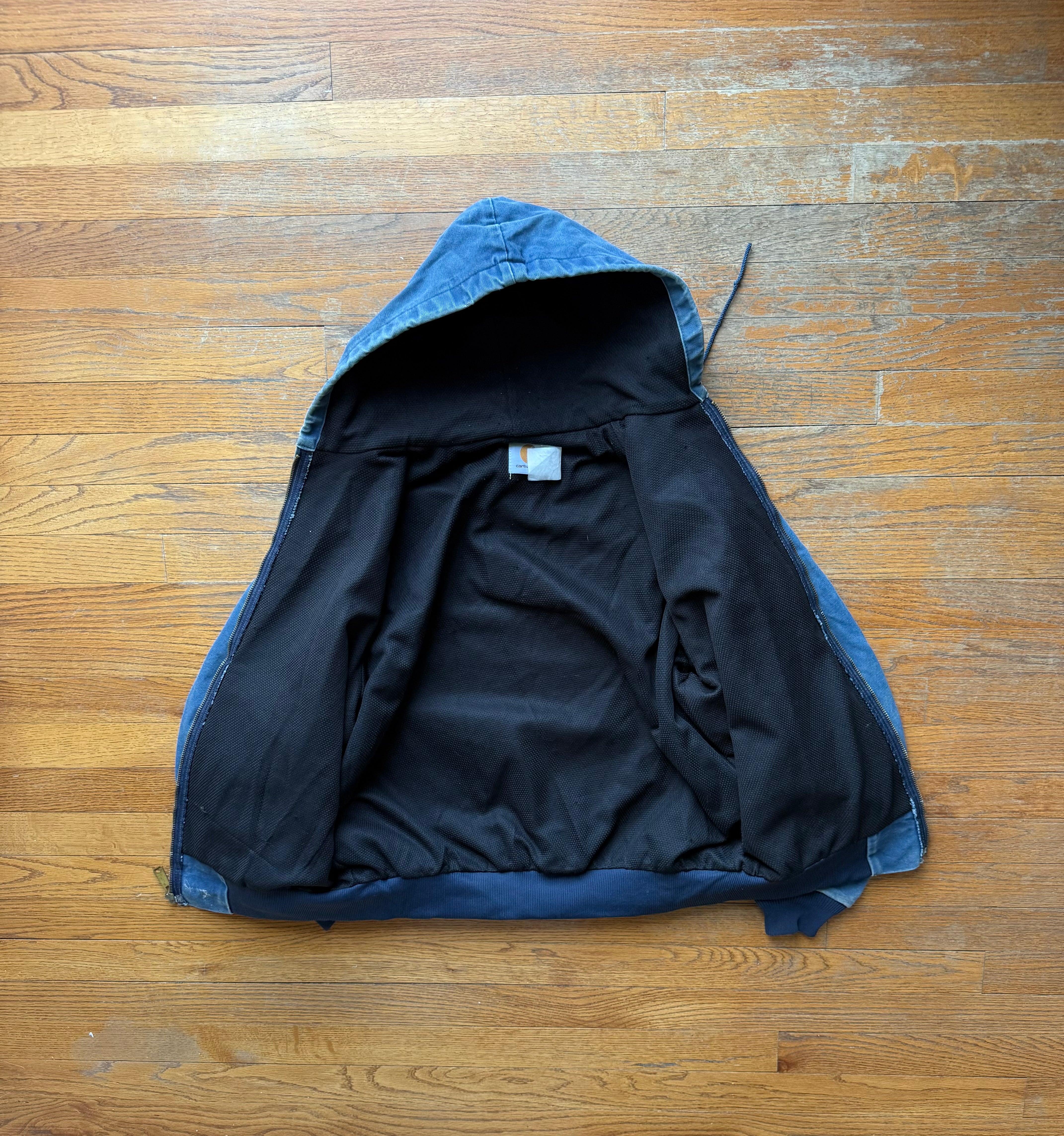 Faded Blue Carhartt Active Jacket - Medium – VTG By Mike