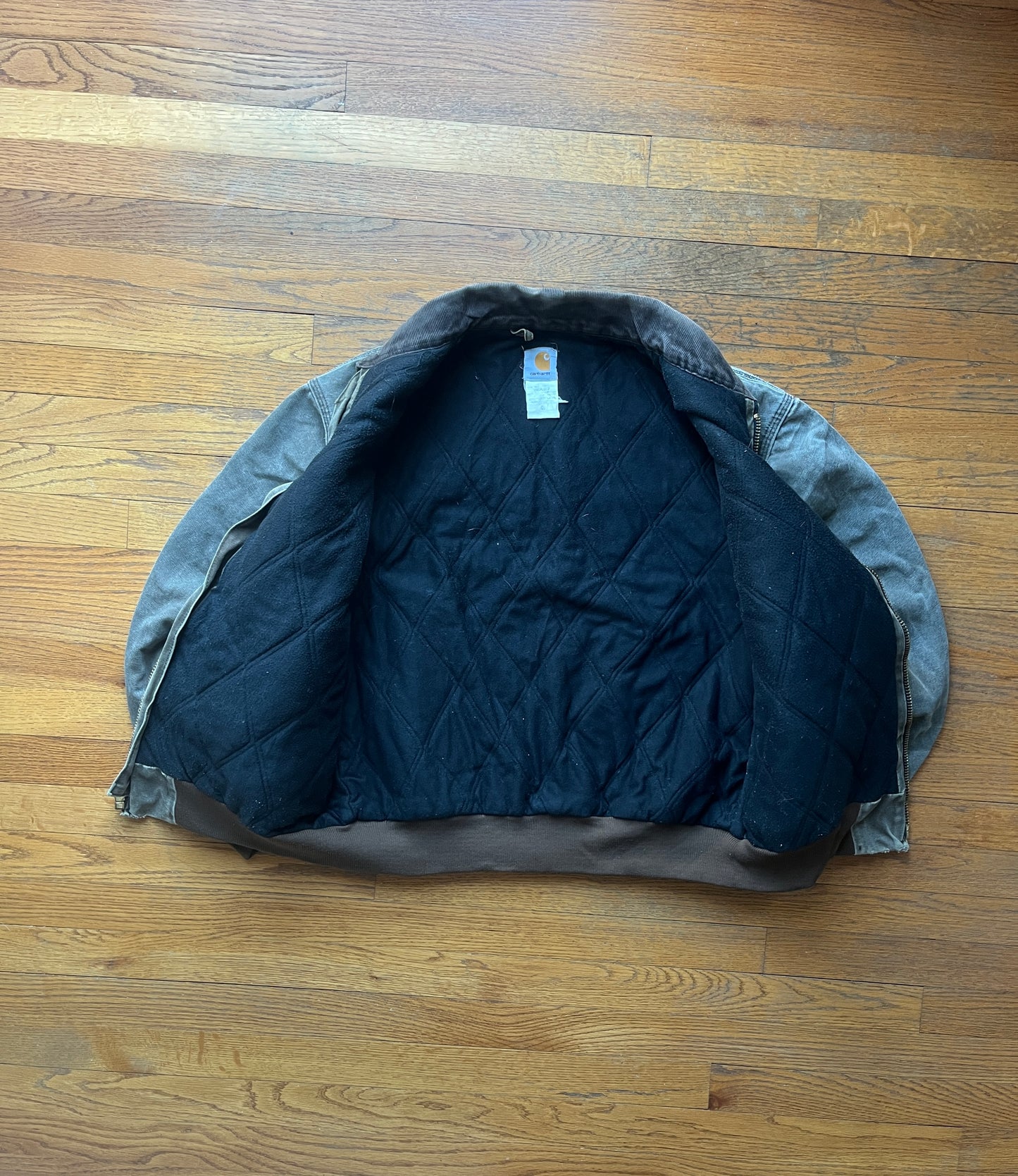 Faded Chestnut Brown Carhartt Santa Fe Jacket - Large