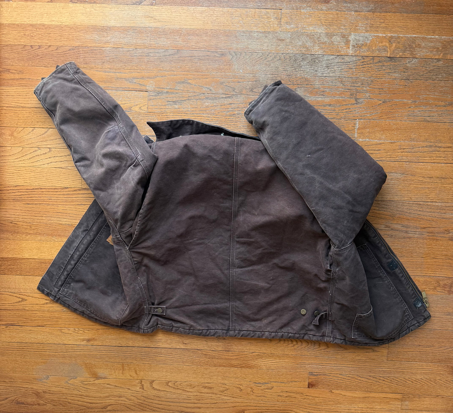Faded Dark Brown Carhartt Arctic Jacket - XL