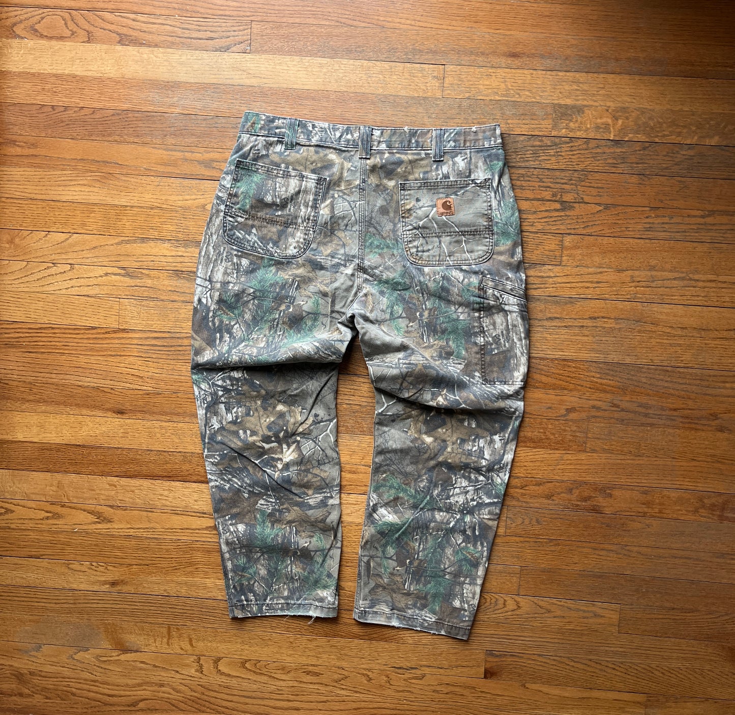 Faded Realtree Carhartt Carpenter Pants - 38 x 27.5