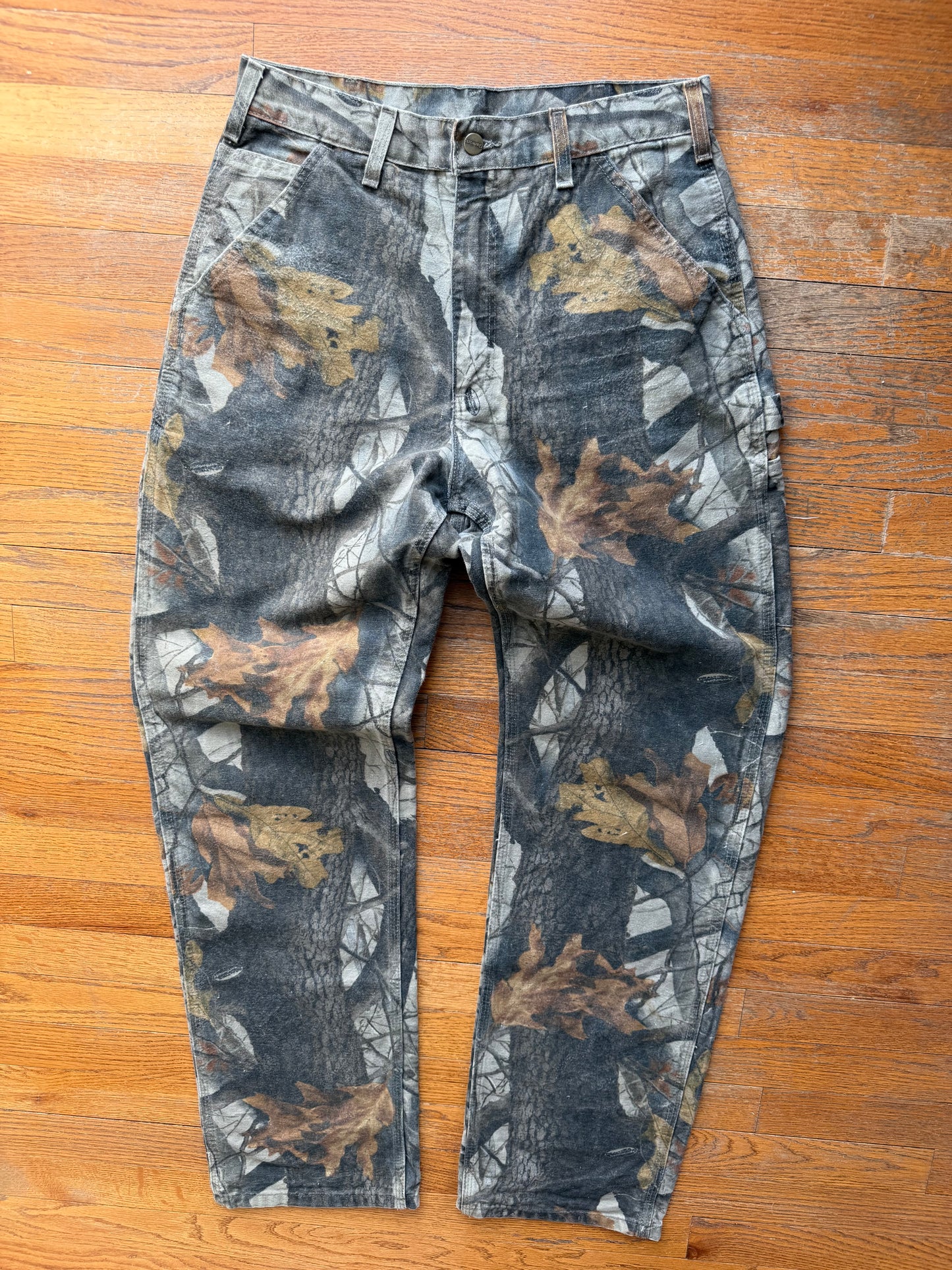 Faded Realtree Carhartt Carpenter Pants - 31 x 34