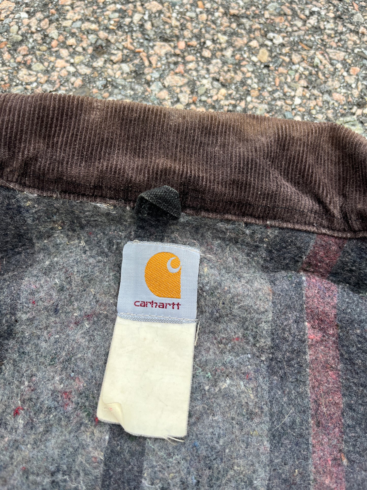 褪色黑色 Carhartt Detroit 夹克 - 中号宽松款