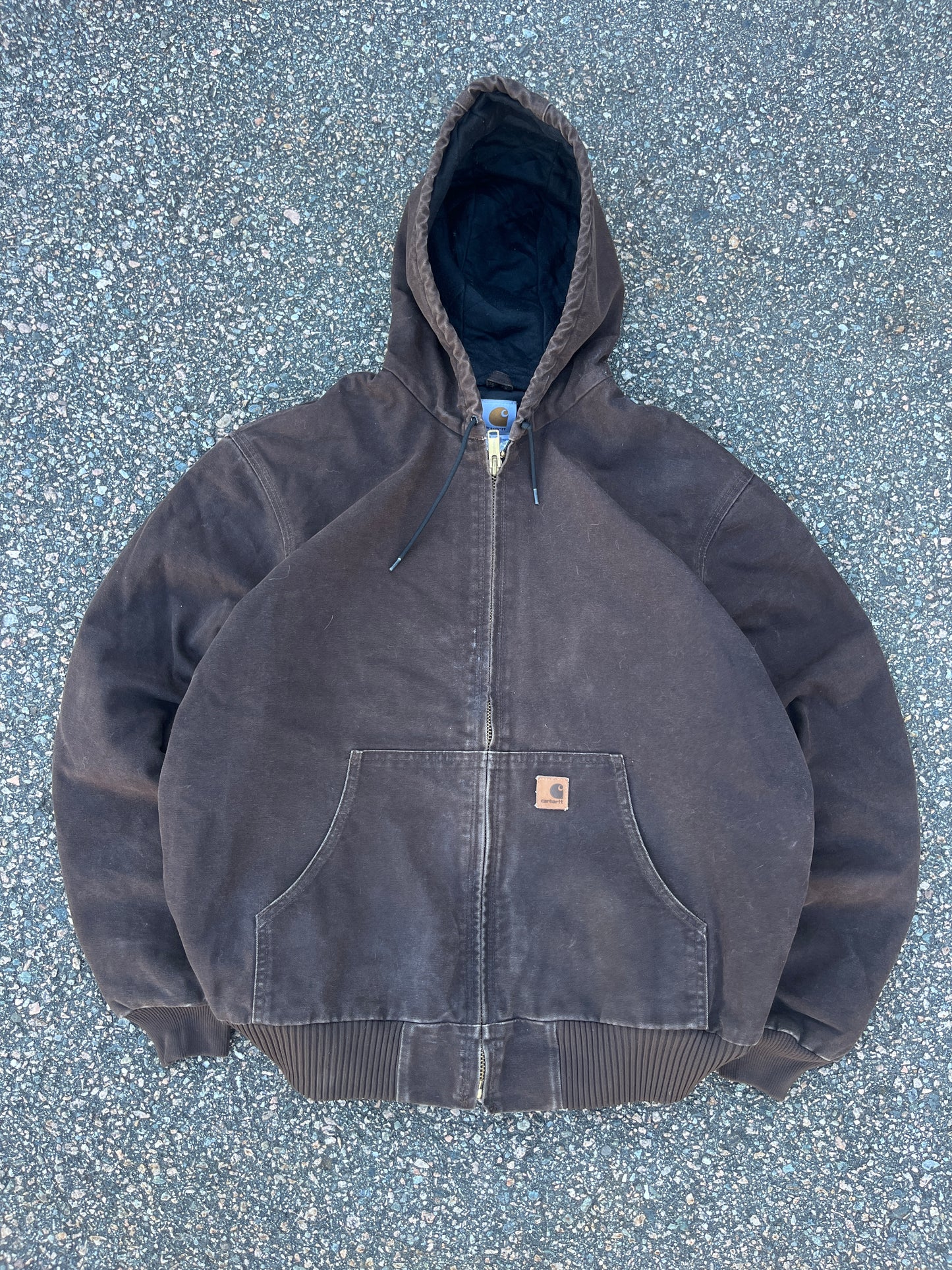 Faded Brown Carhartt Active Jacket - Large Tall