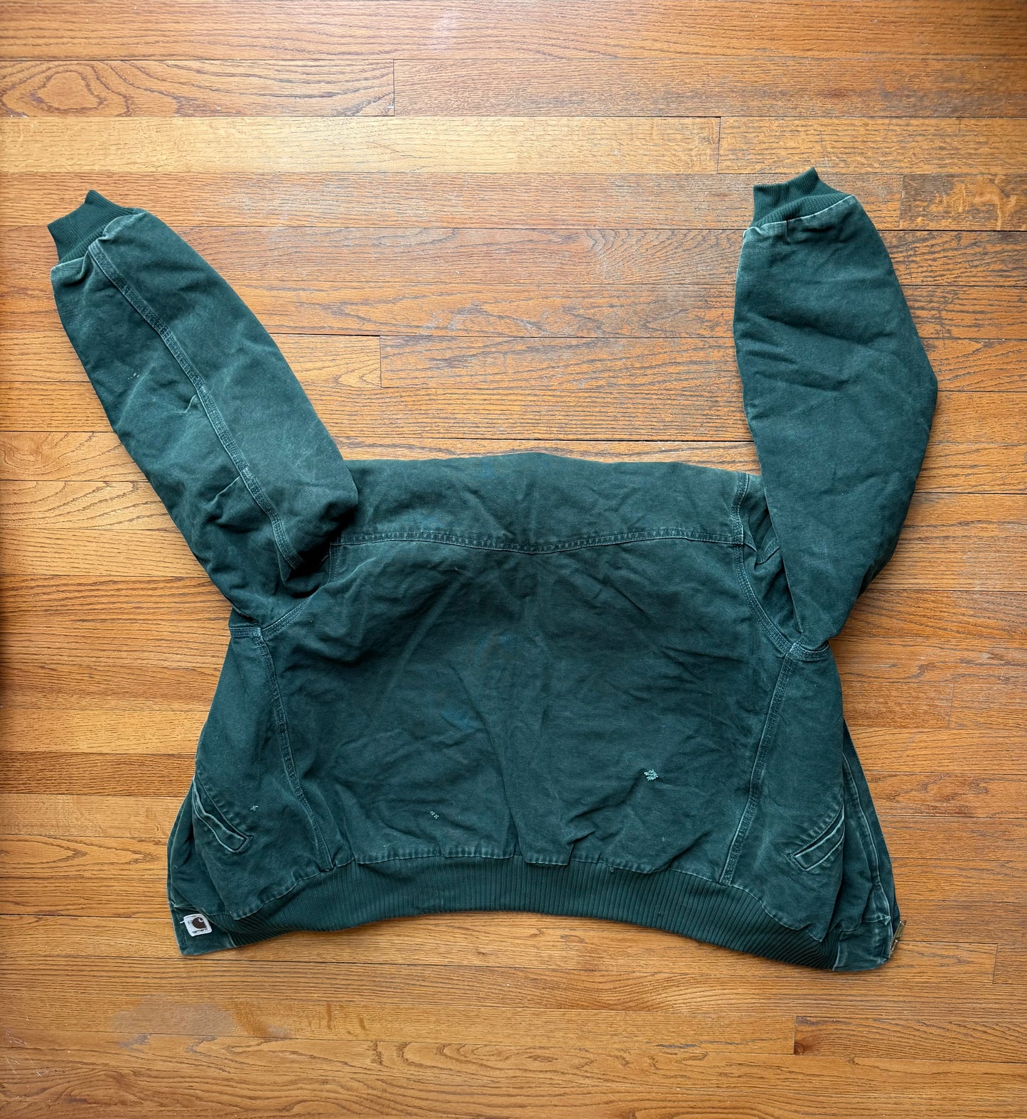 Faded Spruce Green Carhartt Santa Fe Jacket - Medium