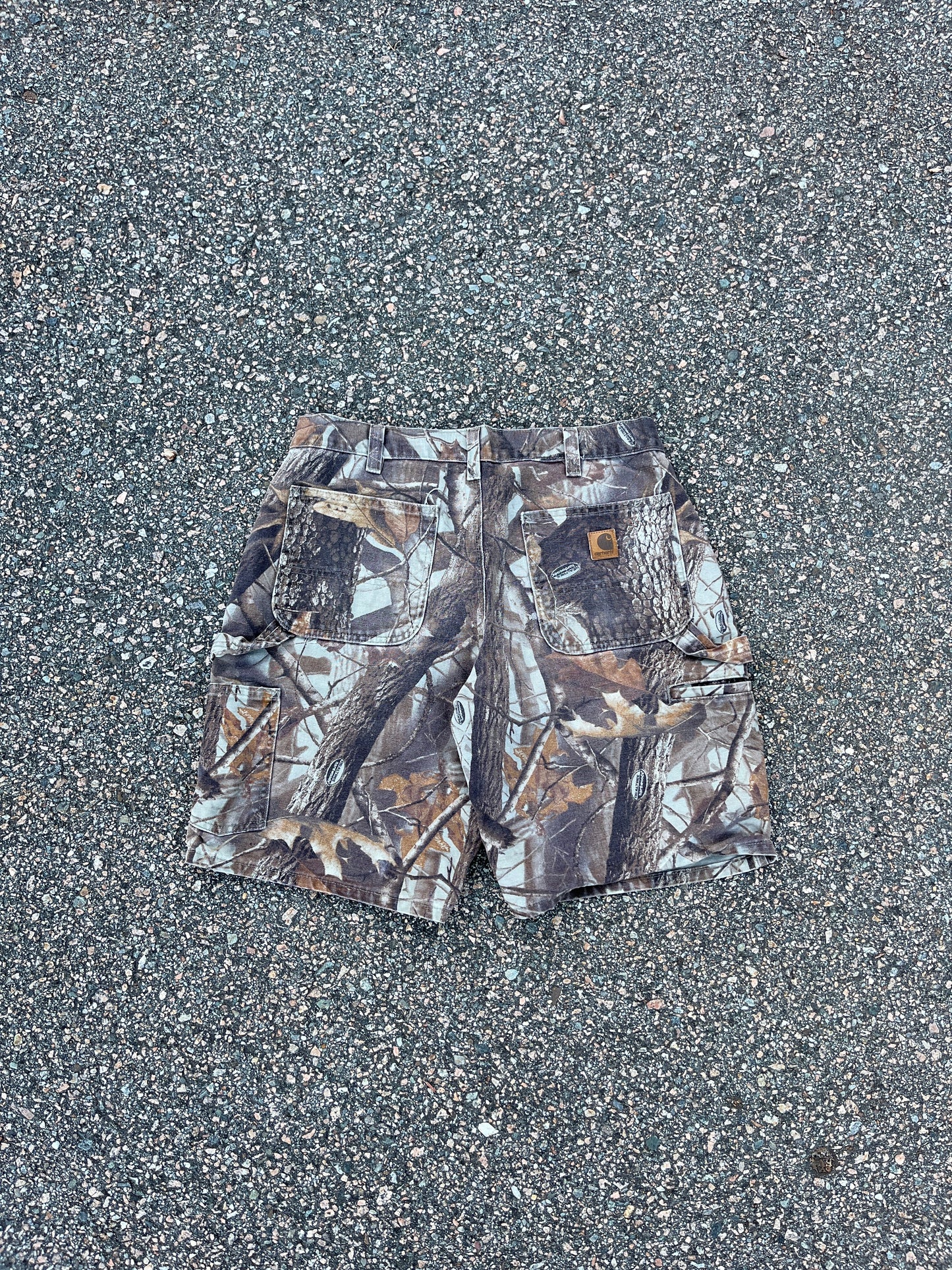 Faded Realtree Carhartt Carpenter Shorts - 33