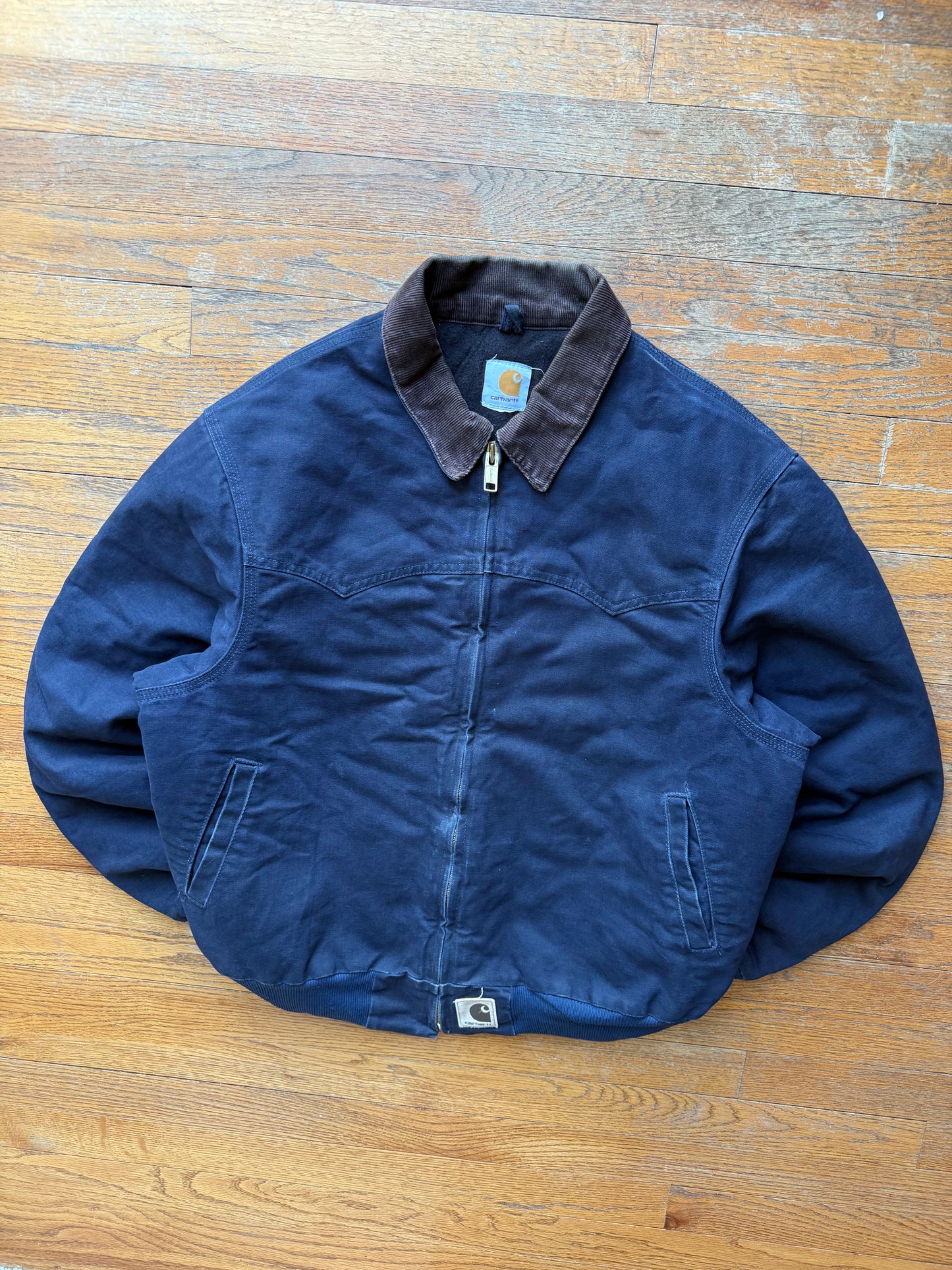 Faded Midnight Blue Carhartt Santa Fe Jacket - Fits M-L