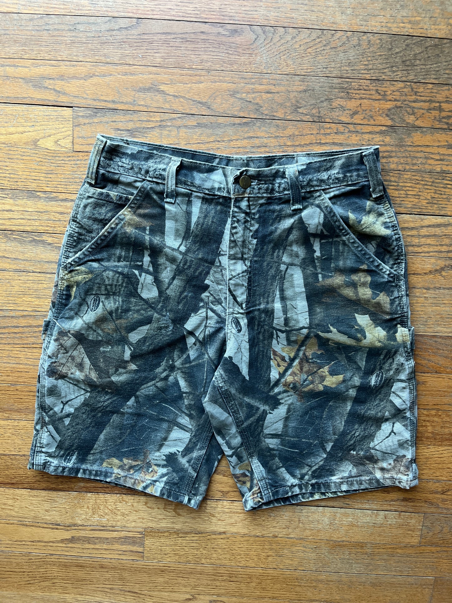 Faded Realtree Carhartt Carpenter Shorts - 30