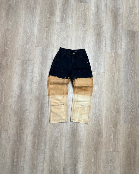 Faded and Dyed Carhartt Double Knee Pants - 26 x 27