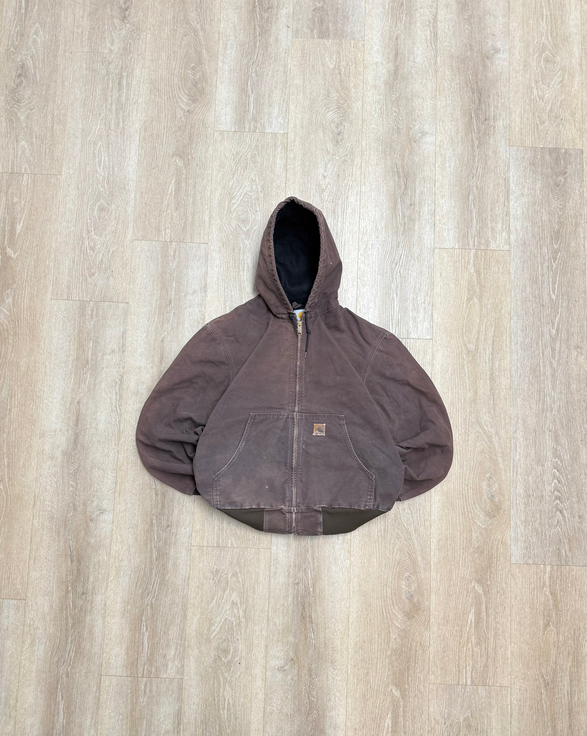Faded Brown Carhartt Active Jacket - Boxy M-L