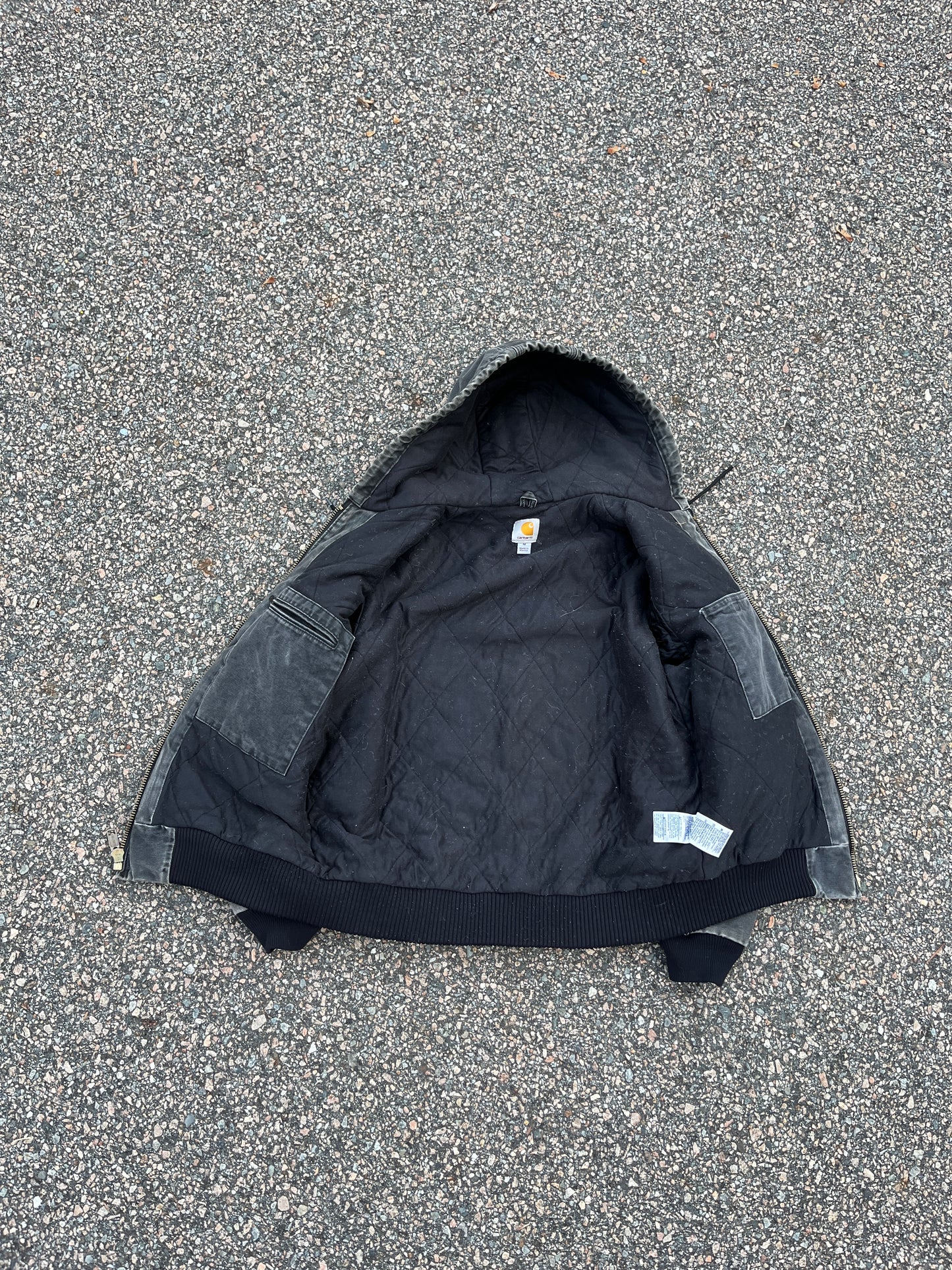 褪色黑色 Carhartt Active 夹克 - 中号